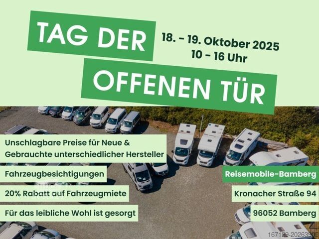 Teilintegriertes Wohnmobil CARADO V 339 V339 pro + Aktionspreis Hausmesse
