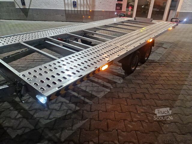 Autotransporter Anhänger trailershop Car Expert ankippbar 500x216 3000kg