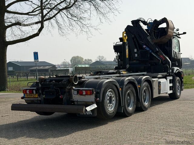 Système de bras à crochet Mercedes-Benz Arocs 3745 8x4 TRIPLE HMF Z KRAAN/HAAK!! ZERO E...