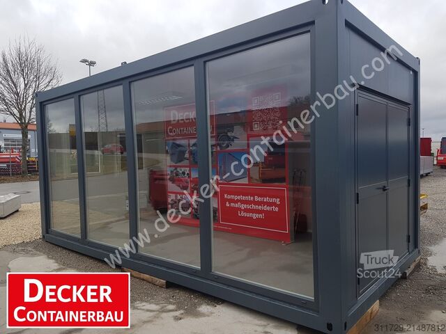 Bivalni kontejner Decker Containerbau Büro-, Ausstellungscontainer
