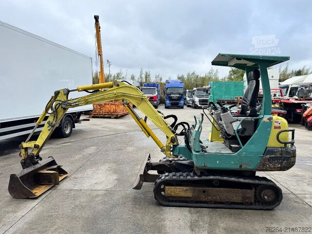 Mini ekskavatorius Yanmar B25V snelwissel + 2 bakken