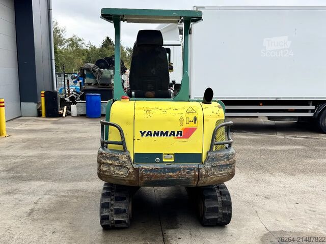 Mini ekskavatorius Yanmar B25V snelwissel + 2 bakken