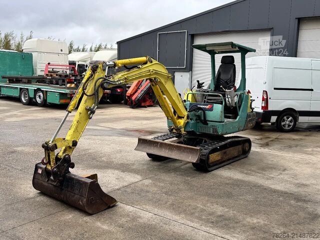 Mini ekskavatorius Yanmar B25V snelwissel + 2 bakken