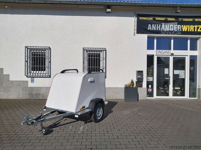 Gesloten opbouw Tomplan aero Isokoffer Mini TF2 145x110x90cm 750kg 100km/H Reling Trittbretter Neu verfügbar