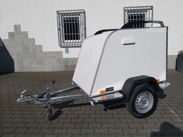 Gesloten opbouw Tomplan aero Isokoffer Mini TF2 145x110x90cm 750kg 100km/H Reling Trittbretter Neu verfügbar