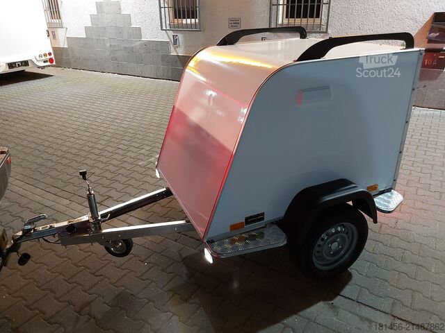 Gesloten opbouw Tomplan aero Isokoffer Mini TF2 145x110x90cm 750kg 100km/H Reling Trittbretter Neu verfügbar