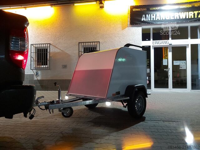 Gesloten opbouw Tomplan aero Isokoffer Mini TF2 145x110x90cm 750kg 100km/H Reling Trittbretter Neu verfügbar