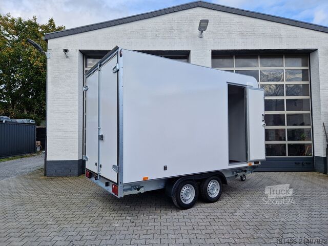 Gesloten opbouw Other direkt Verkauf Hochlader Iso aero Koffer mit Seitentür 360x200x210cm 2700kg 100 km/h