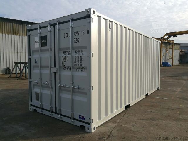 Seecontainer 20 Fuß Double Door Seecontainer RAL7016 & RAL 7035 KONTENER