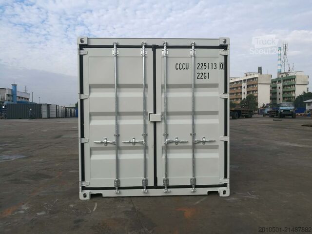 Seecontainer 20 Fuß Double Door Seecontainer RAL7016 & RAL 7035 KONTENER