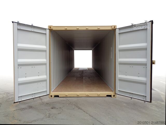 Seecontainer 20 Fuß Double Door Seecontainer RAL7016 & RAL 7035 KONTENER