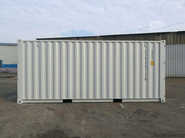 Seecontainer 20 Fuß Double Door Seecontainer RAL7016 & RAL 7035 KONTENER