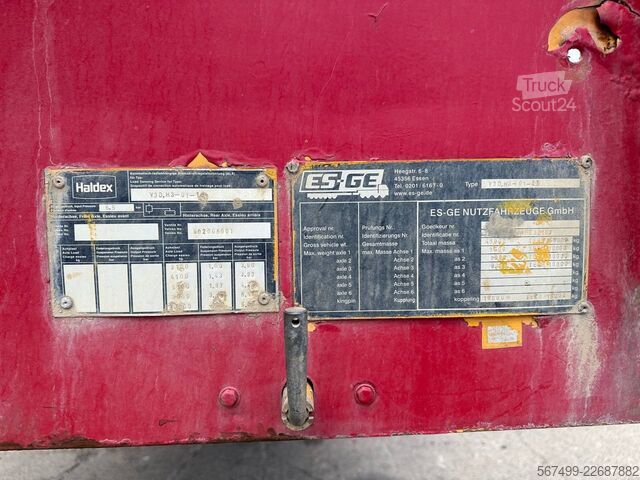 Trailer til platform ES-GE V3D.H3-01-LG    Extendable Flatbed/Platform Sem...