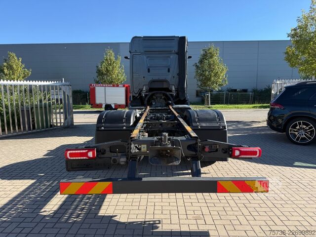 Sunkvežimio važiuoklė MERCEDES-BENZ Actros 1848 L Fahrgestell/BLATT-LUFT/StramSpace