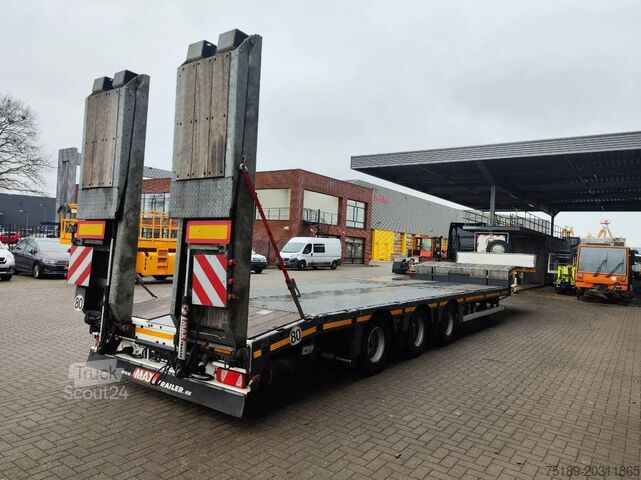Puoliksi matalalataava Faymonville Maxtrailer F-S43-1AAF Bridge Ramps!