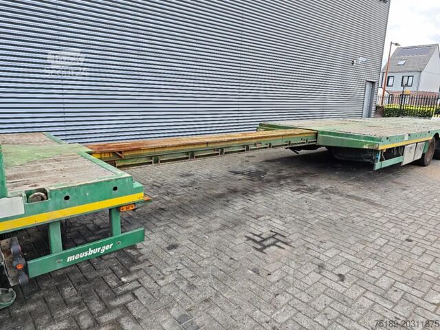 Puoliksi matalalataava Meusburger MTS-4 4 Meter Extand. 80 CM Mega-Lowdeck!