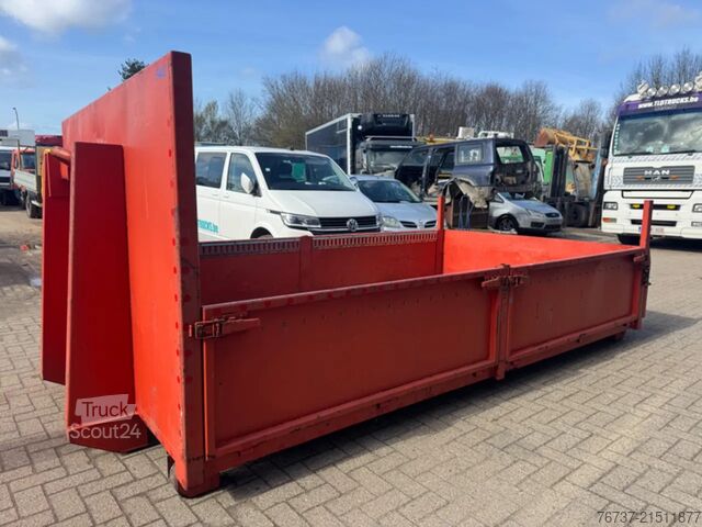 Konténer Ksk **CONTAINER 4X SIDEBOARDS + BACKDOORRAMP**
