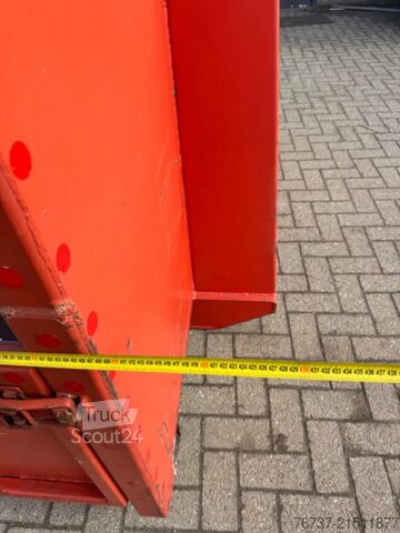 Konténer Ksk **CONTAINER 4X SIDEBOARDS + BACKDOORRAMP**