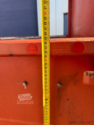 Konténer Ksk **CONTAINER 4X SIDEBOARDS + BACKDOORRAMP**