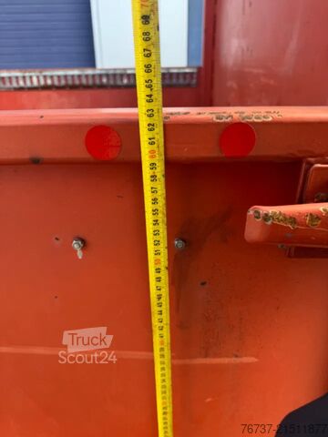 Konténer Ksk **CONTAINER 4X SIDEBOARDS + BACKDOORRAMP**