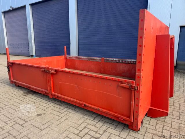 Konténer Ksk **CONTAINER 4X SIDEBOARDS + BACKDOORRAMP**