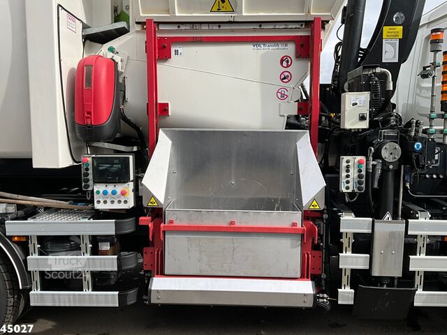 Pojazd do zbiórki odpadów DAF FAN XD 340 Hiab 21 Tonmeter laadkraan