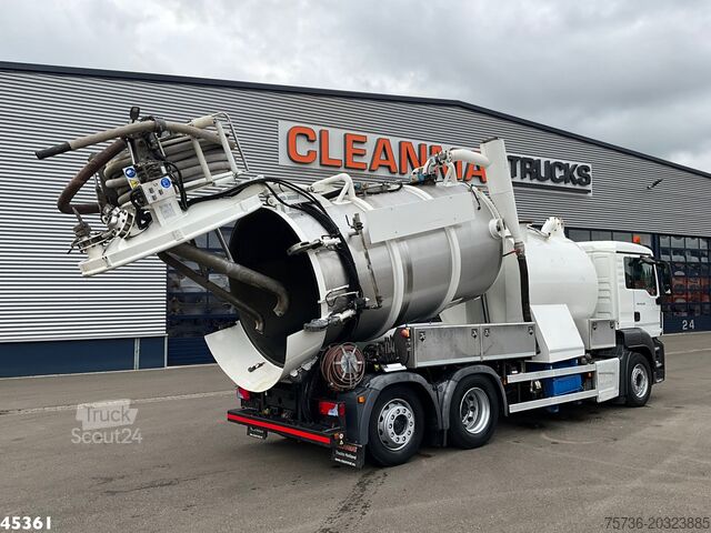 Zuigvoertuig MAN TGS 26.320 Euro 6 Amphitec 12 m³ Combi
