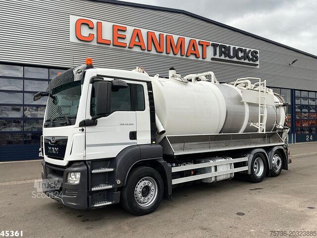 Zuigvoertuig MAN TGS 26.320 Euro 6 Amphitec 12 m³ Combi