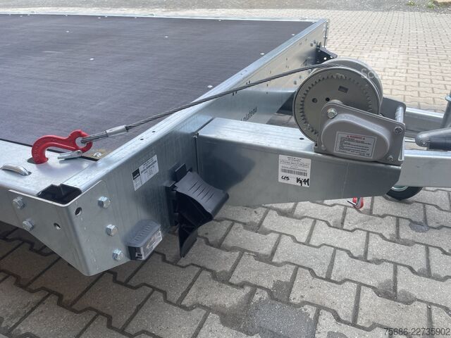 ρυμουλκούμενο μεταφοράς αυτοκινήτων Martz 406cm x 211cm 2,7T + Rampen + Seilwinde