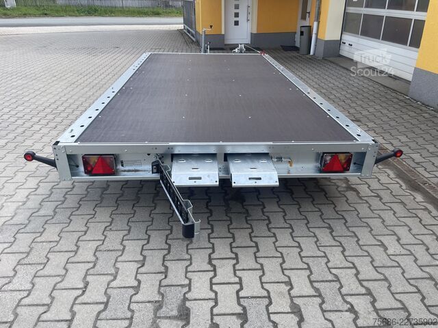 ρυμουλκούμενο μεταφοράς αυτοκινήτων Martz 406cm x 211cm 2,7T + Rampen + Seilwinde
