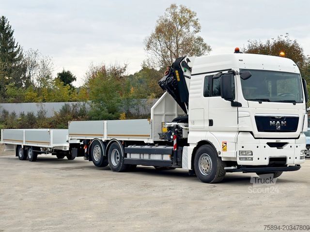 Кран, змонтований на вантажівці MAN TGX 26.440 * PK 41002-EH + FUNK + Anhänger*TOP