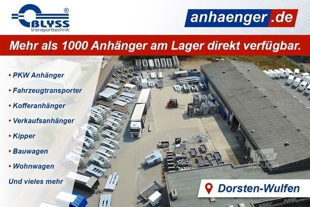 Rimorchio BLYSS Verkaufsanhänger 360x200x230cm 1800kg zGG