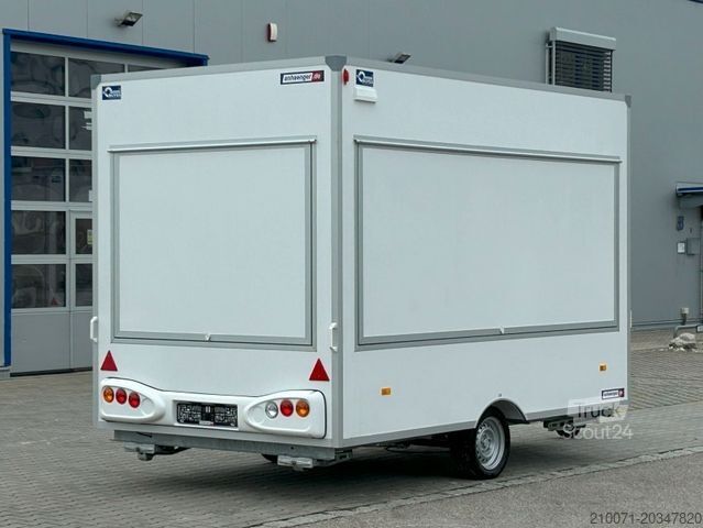 Rimorchio BLYSS Verkaufsanhänger 360x200x230cm 1800kg zGG