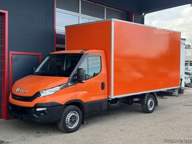 Furgons ar kasti IVECO Daily 35S14A Hi-Matic Klima 4,35m Portaltüren