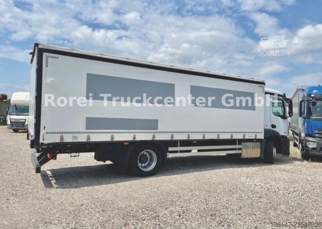 LKW mit Pritsche & Plane MERCEDES-BENZ MB 1836L Antos E6, Klima, Edscha, LBW 2to