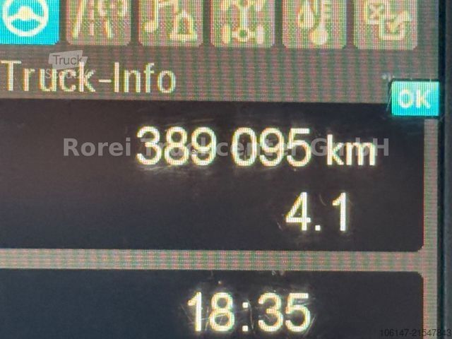 Box truck MERCEDES-BENZ 1218L E6, Automatikgetriebe, Klima, LBW 1.5 T