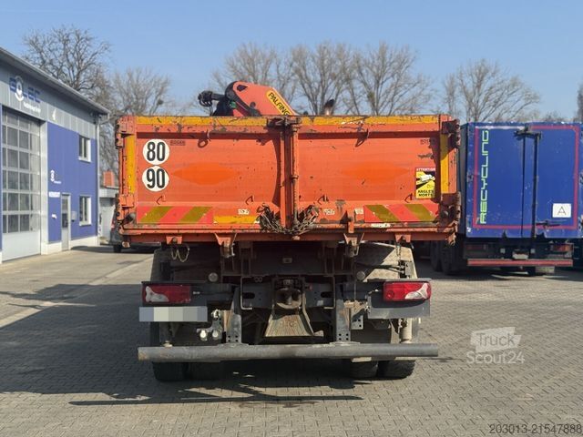 Tovornjak prekucnik SCANIA G 410 CB 6x4 HSZ Kipper Kran Palfinger PK26002