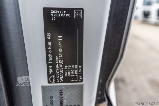 Чемодан MAN TGE 3.180+DHOLLANDIA 750 KG