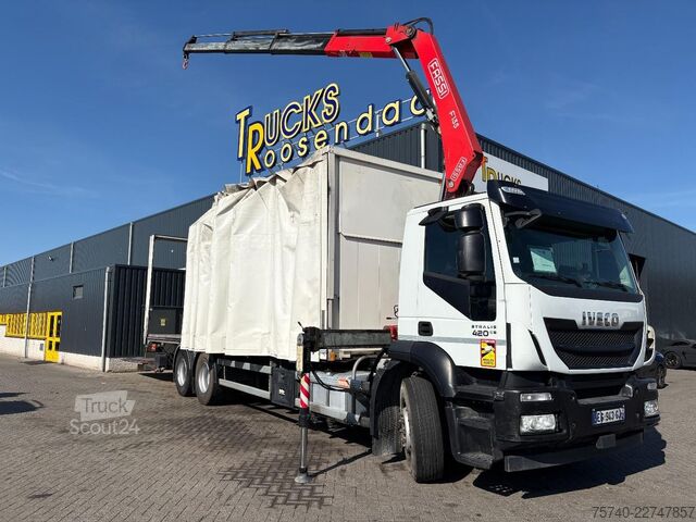 Camião-grua Iveco Stralis 420 + 6X2 + FASSI F 135 - 3X EXT. + REM...