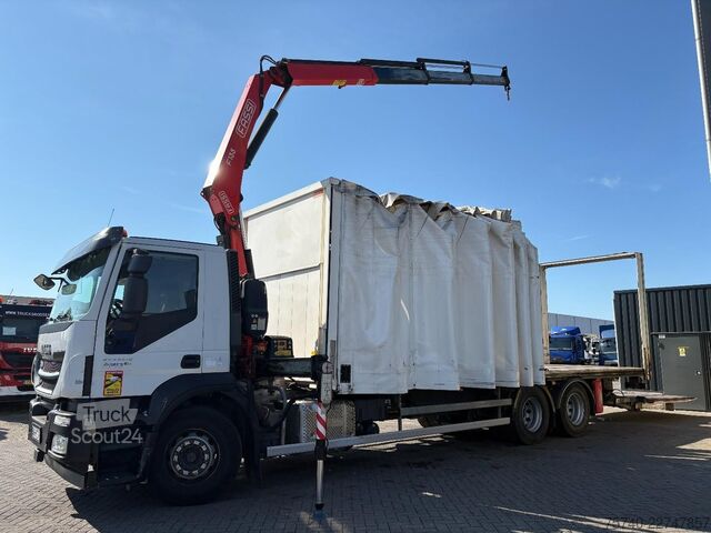 Camião-grua Iveco Stralis 420 + 6X2 + FASSI F 135 - 3X EXT. + REM...