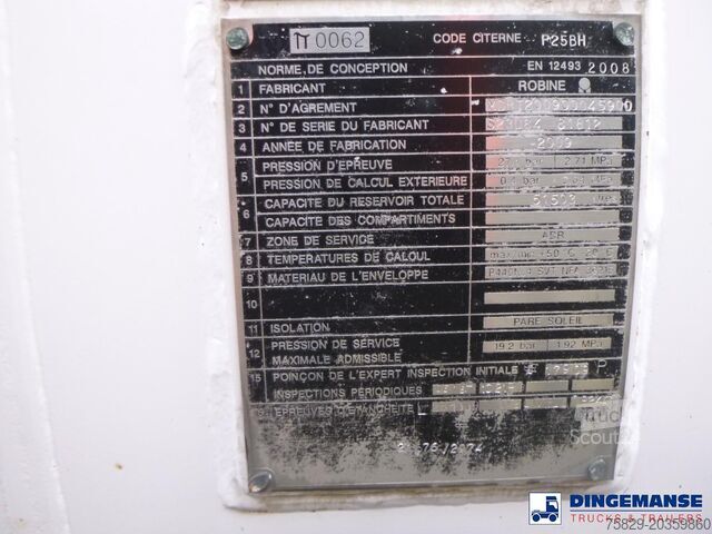 Depósito Robine Gas tank steel 51.5 m3 / 1 comp