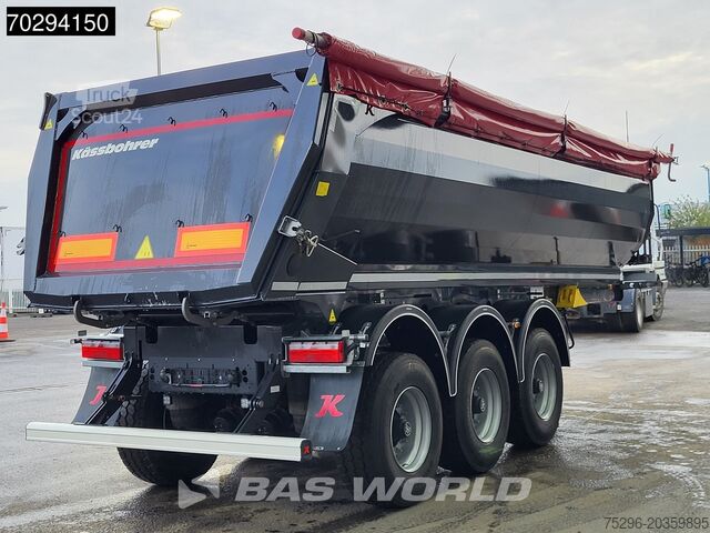 Sklápěč Kässbohrer XS 3 axles NEW 2x Liftaxles 24m3 Steel Tipper