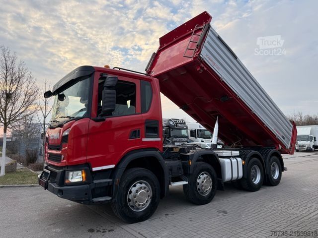 Autocarro ribaltabile SCANIA G410 8x4 XT 3-Seiten-Kipper/Retarder/Klima