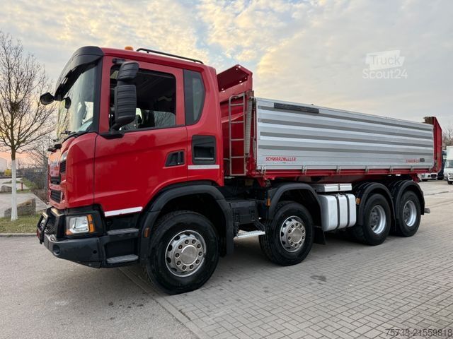 Autocarro ribaltabile SCANIA G410 8x4 XT 3-Seiten-Kipper/Retarder/Klima