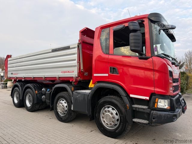 Autocarro ribaltabile SCANIA G410 8x4 XT 3-Seiten-Kipper/Retarder/Klima
