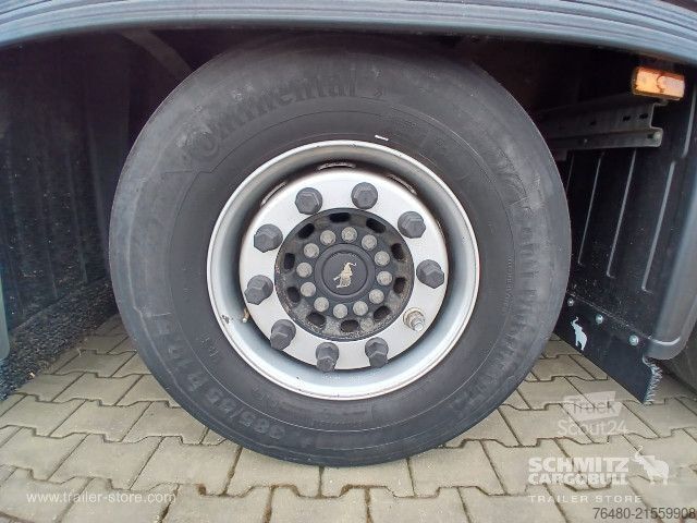 Brandalı açık yarı römork Schmitz Cargobull Schiebeplane Mega