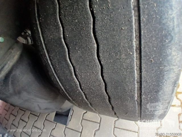 Brandalı açık yarı römork Schmitz Cargobull Schiebeplane Mega