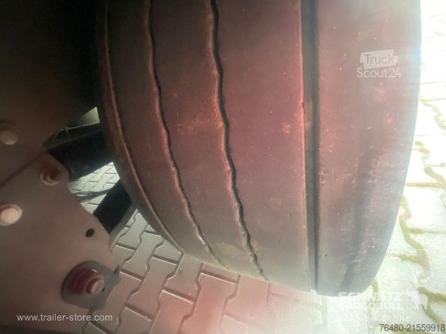 Brandalı açık yarı römork Schmitz Cargobull Schiebeplane Mega