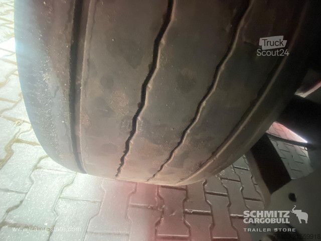 Brandalı açık yarı römork Schmitz Cargobull Schiebeplane Mega