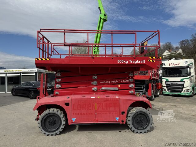 Nůžková plošina PB S 175-19 E 4x4 Allrad Scherenarbeitsb